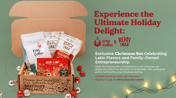 Experience the Ultimate Holiday Delight: Revol Snax and 1790 Coffee Unveil Exclusive Christmas Box Celebrating Latin Flavors and Family-Owned Entrepreneurship